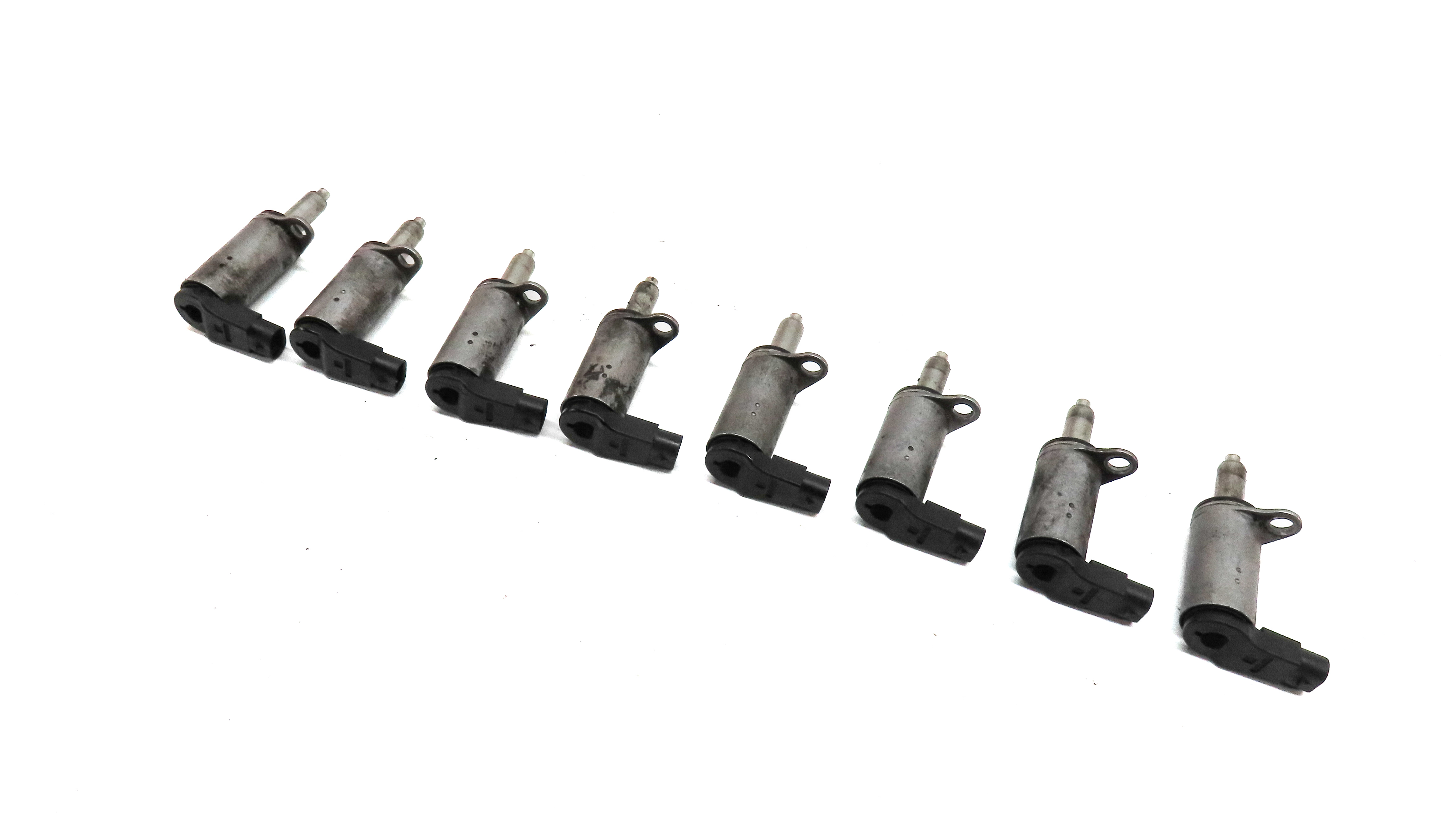 11 AUDI A5 CONVERTIBLE (B8 8T) 2.0L TURBO (CAEB) ENGINE CAMSHAFT SOLENOID SET/8 — exact item pictured